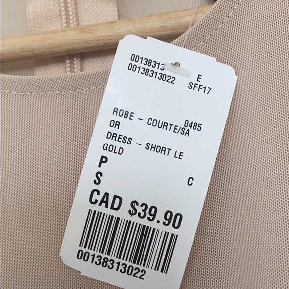 BRAND NEW ROSE GOLD SHIMMERY DRESS - Picture 2 of 6